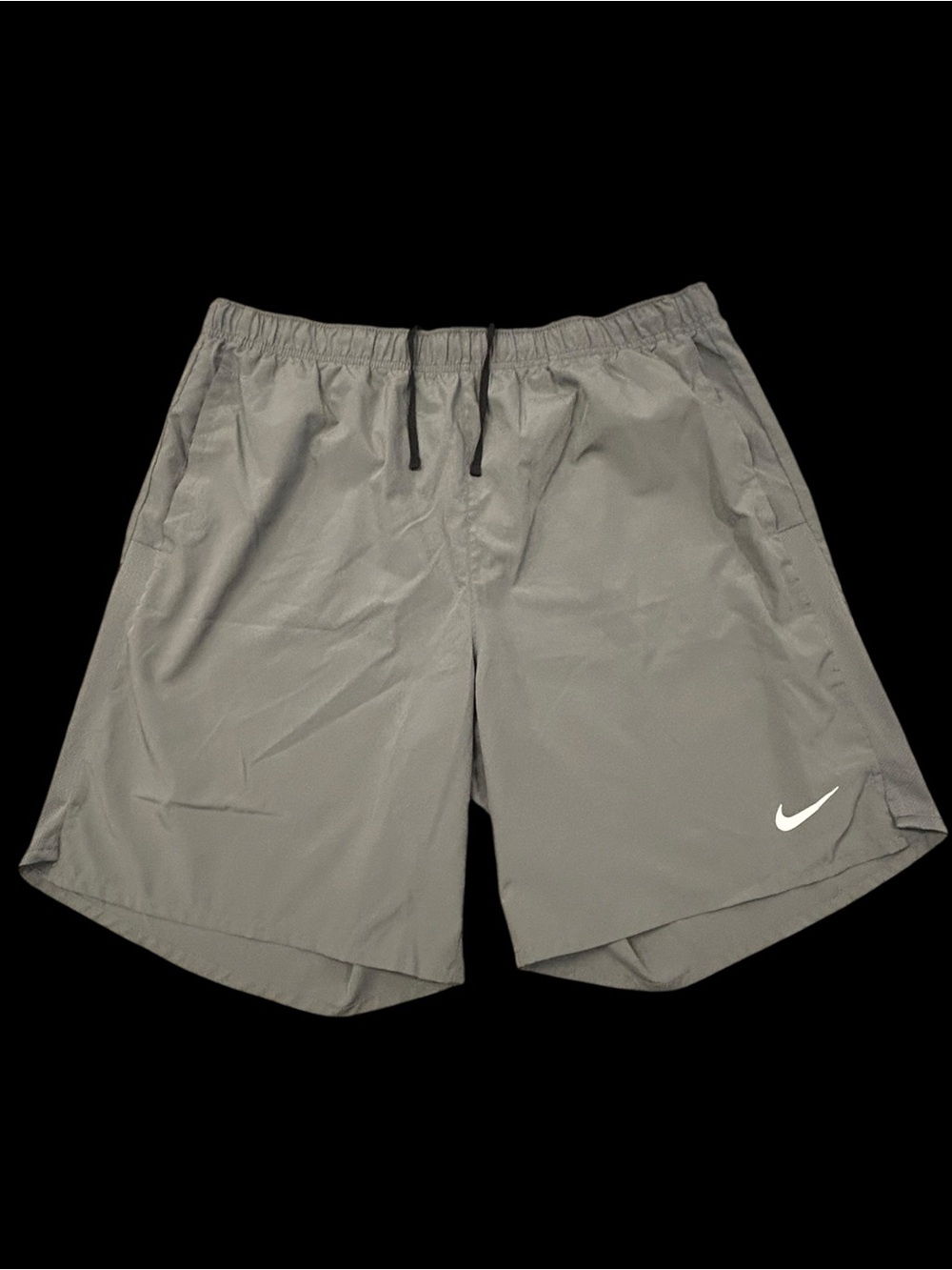 Nike Challenger Dri Fit Men's Light Gray Athletic Shorts XL Running Casual Gym